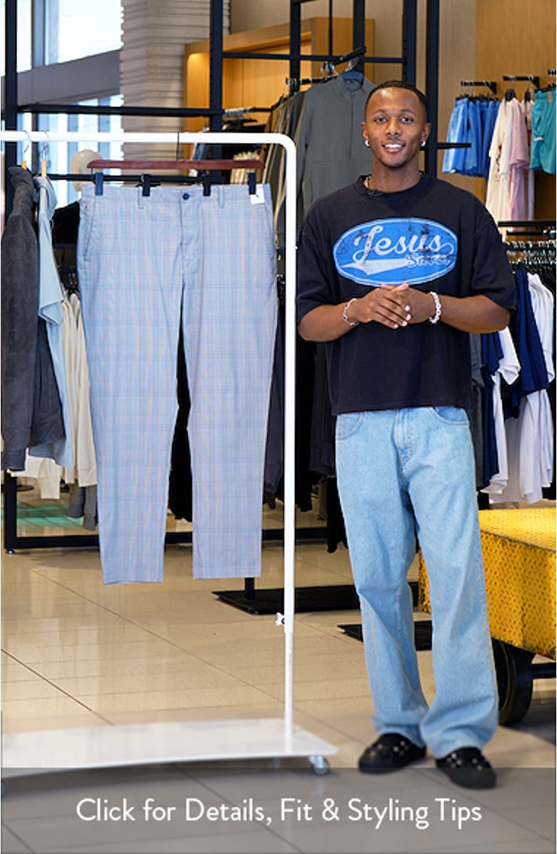 On Par Driver Island Plaid IslandZone<sup>®</sup> Flat Front Pants, sales video thumbnail