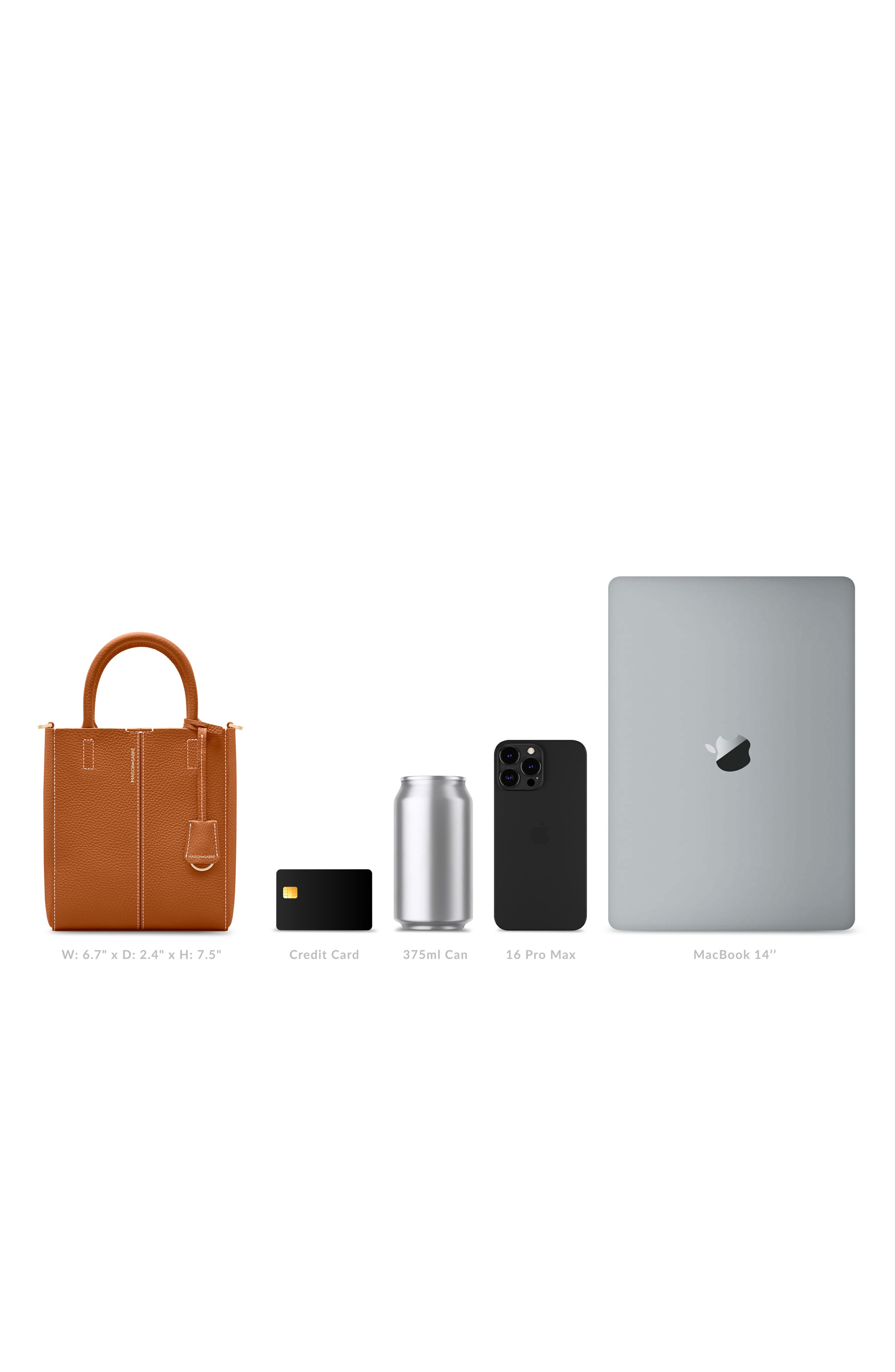 Mini Leather Soft Tote, Alternate, color, Pecan Nude