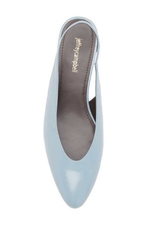Jeffrey Campbell Snoop Slingback Wedge Pump In Light Blue
