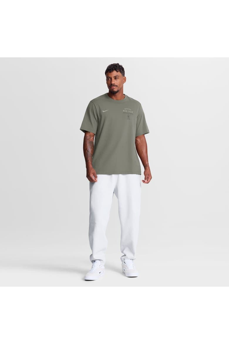 Men's Nike  Olive Boston Red Sox Statement Dri-FIT Primary T-Shirt, Alternate, color, Olive