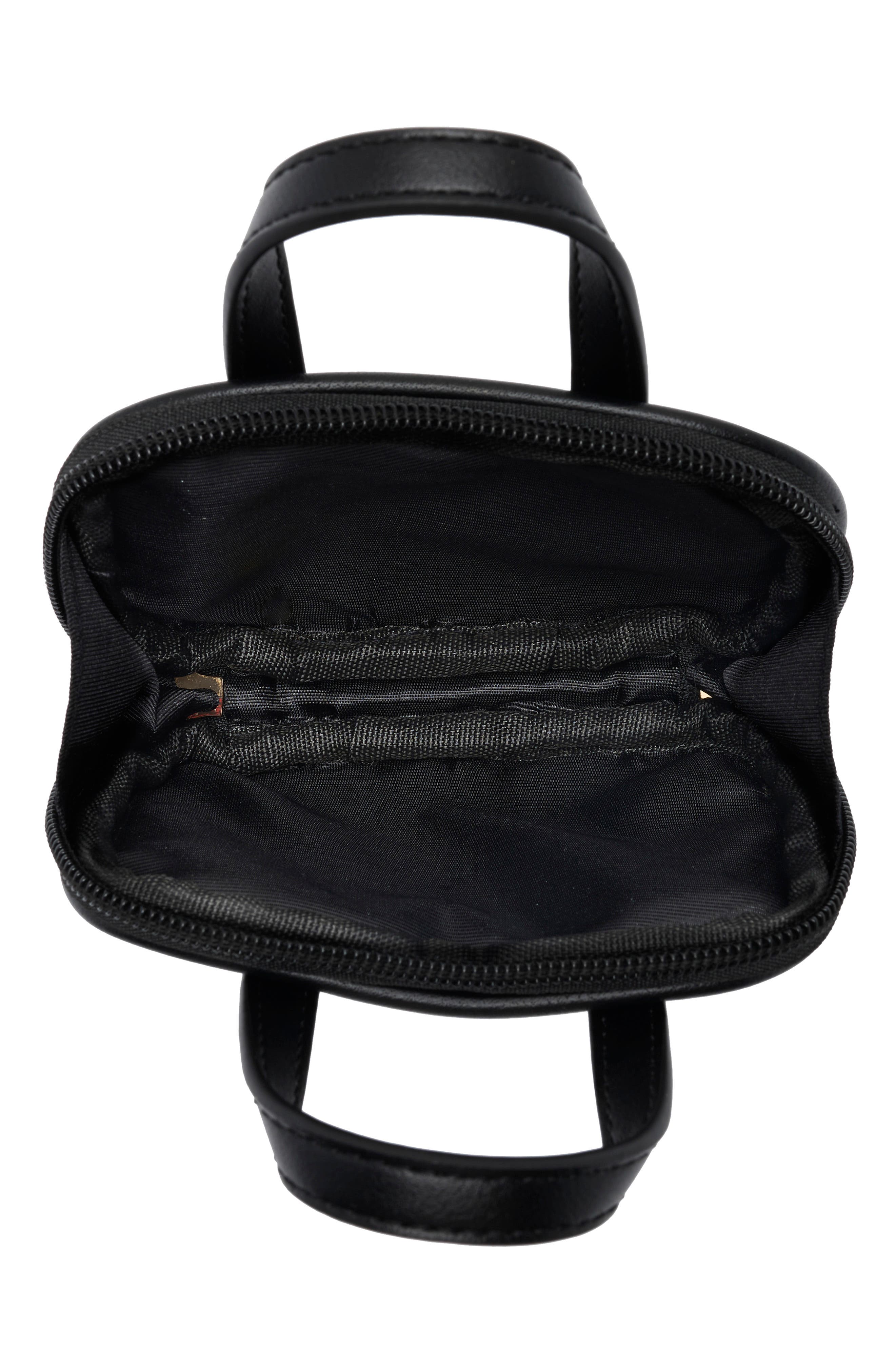 Natasha Micro Bag Charm, Alternate, color, BLACK