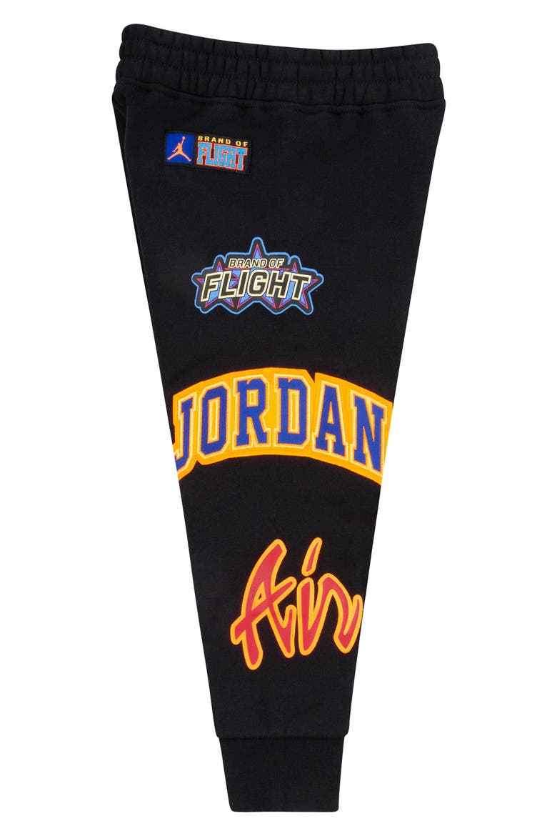 Kids' Jordan Fleece Joggers, Alternate, color, BLACK