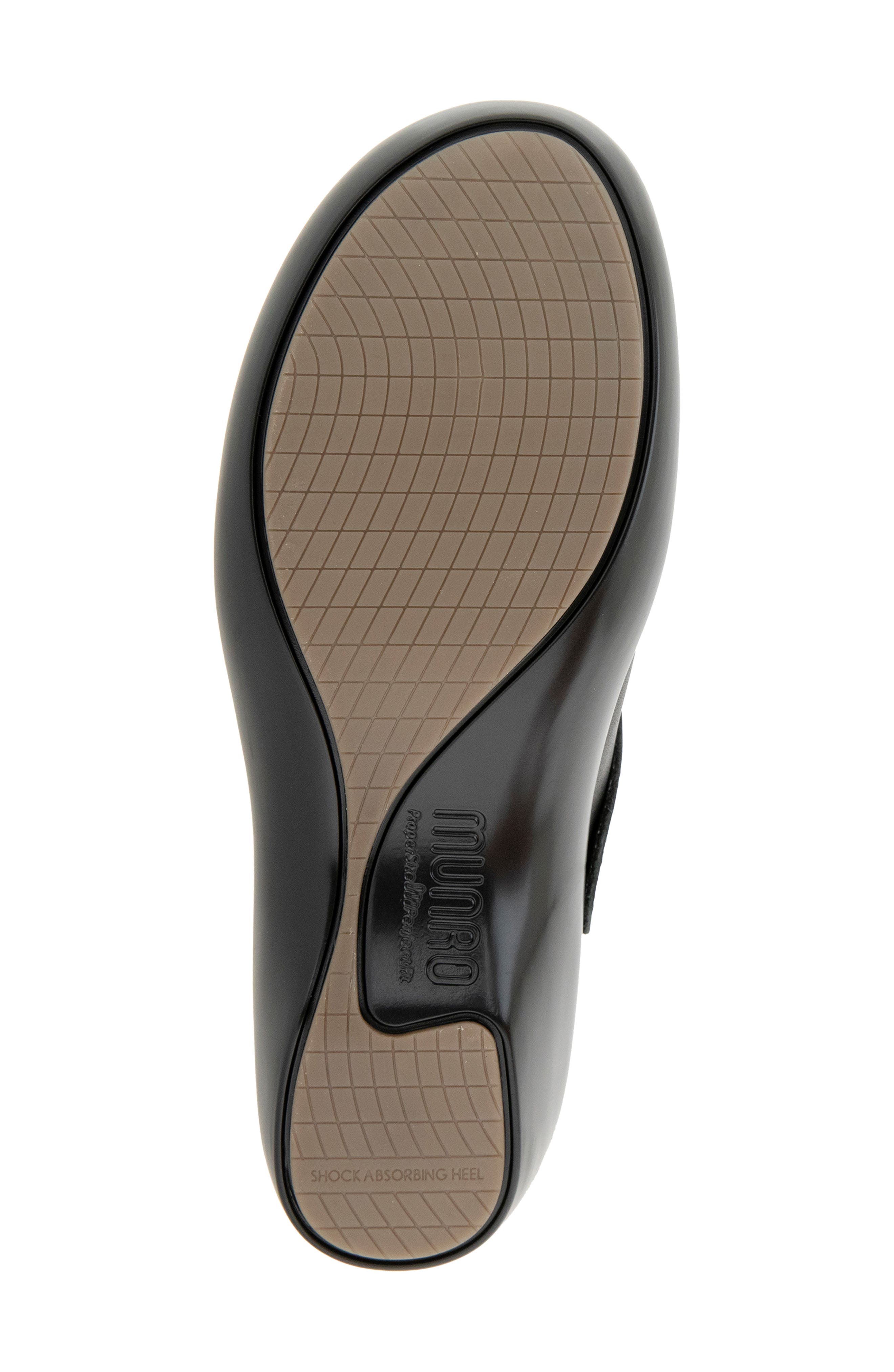 Clarice Leather Clog, Alternate, color, BLACK LEATHER
