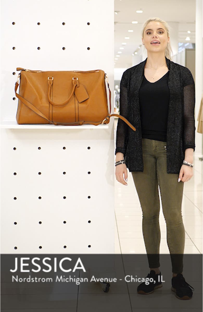 Lacie Faux Leather Duffle Bag, sales video thumbnail