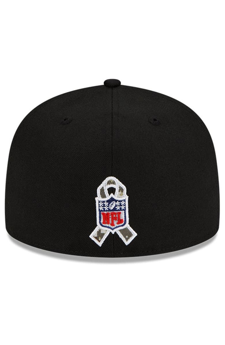 New Era Men's New Era Black/Camo Dallas Cowboys 2021 Salute To Service 59FIFTY Fitted Hat, Alternate, color, Black