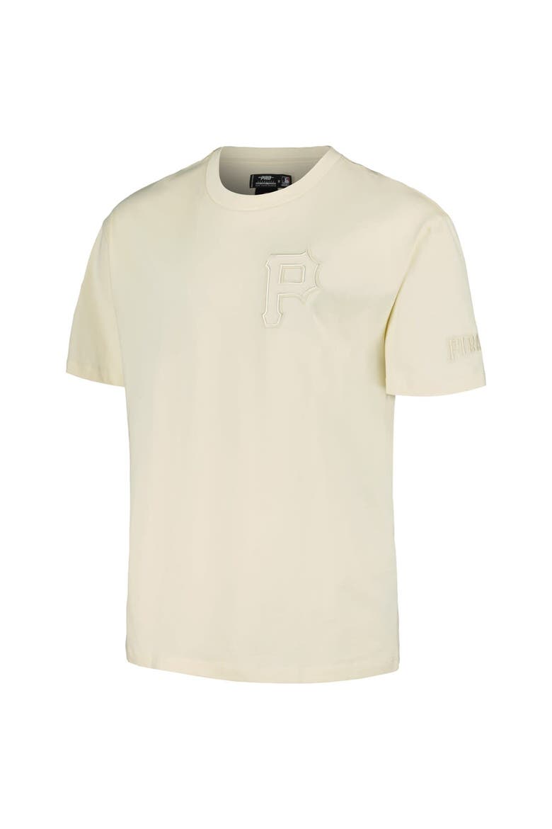 Men's Pro Standard Cream Pittsburgh Pirates Neutral CJ Dropped Shoulders T-Shirt, Alternate, color, Cream