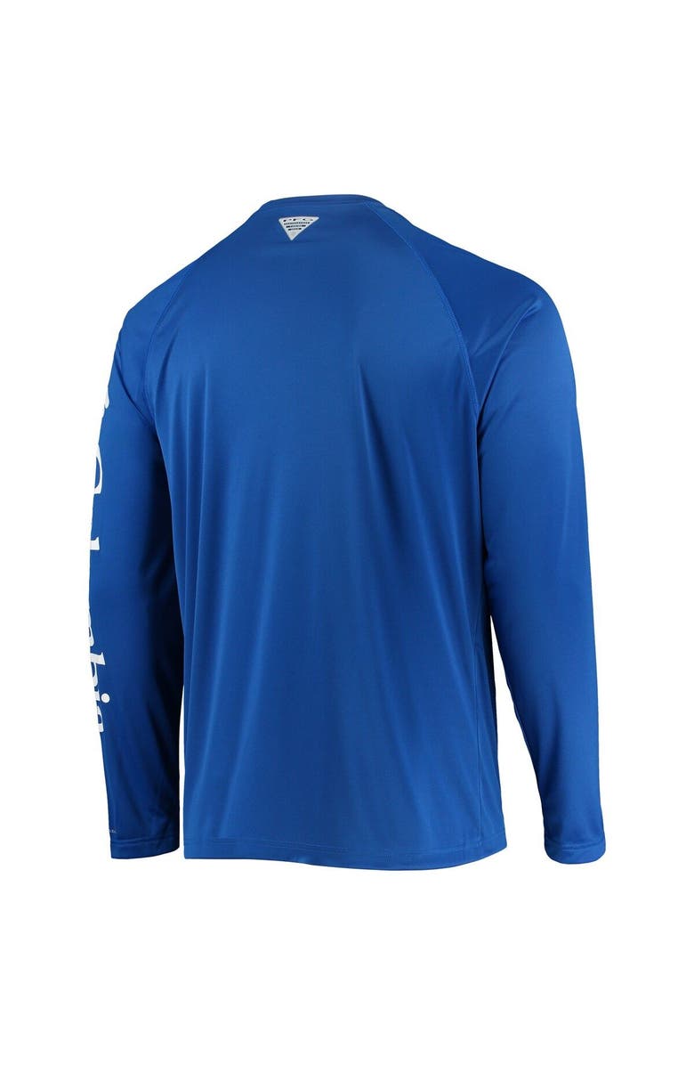 Columbia Men's Columbia Royal Kentucky Wildcats Terminal Tackle Omni-Shade Raglan Long Sleeve T-Shirt, Alternate, color, Royal