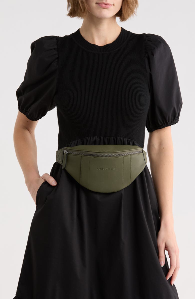 Longchamp 3D Leather Belt Bag, Alternate, color,