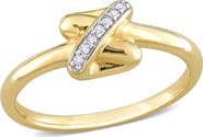 Julianna B. Diamond Accent Crossover Design Ring 14k
