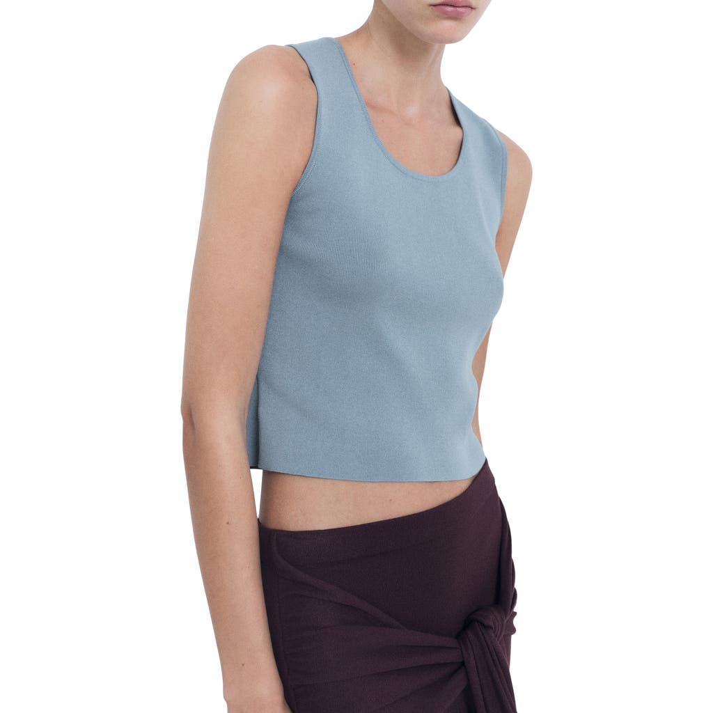 Mango Scoop Neck Sweater Tank