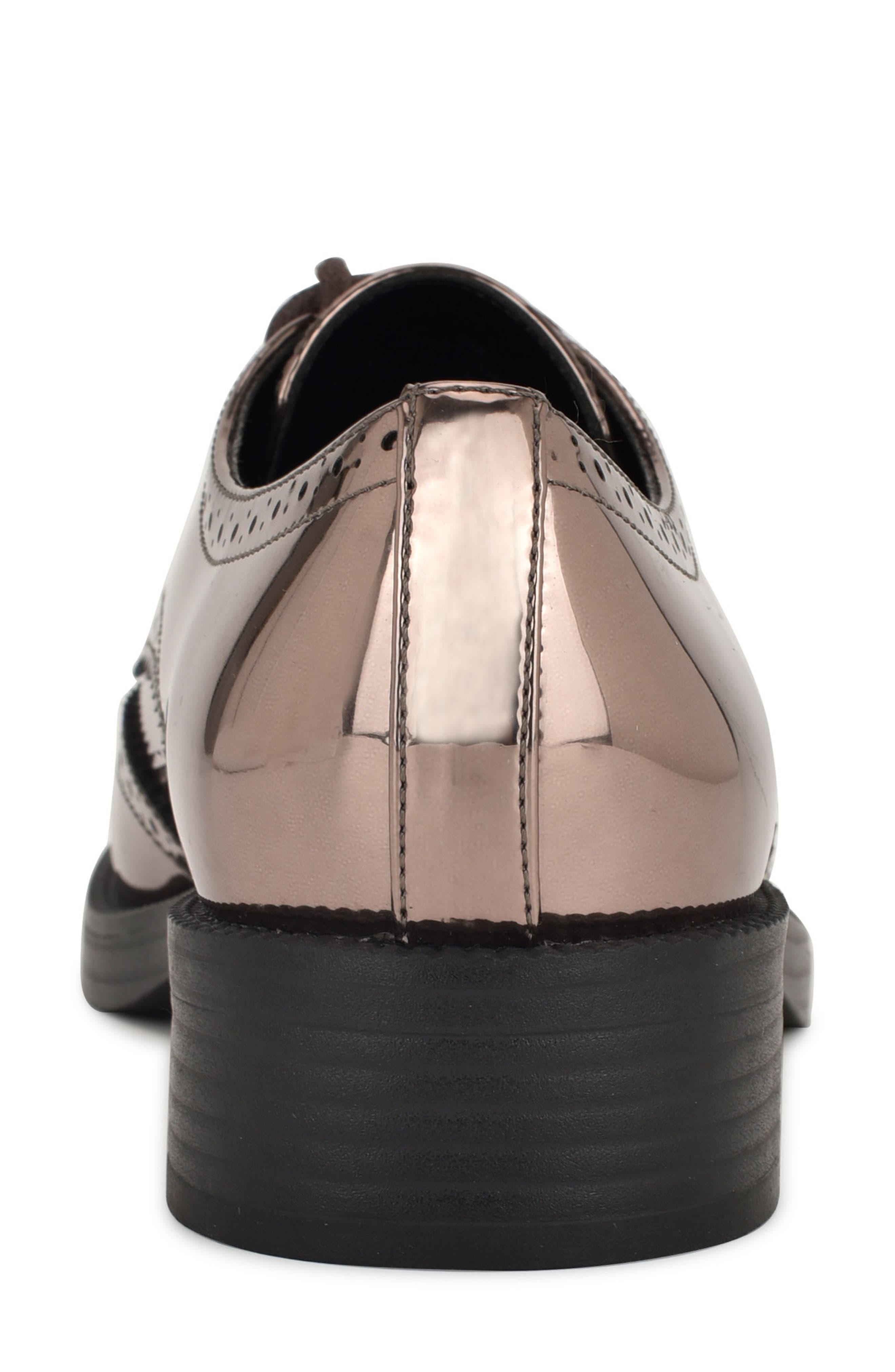 Nine West Studey Brogue Derby, Alternate, color, Pewter
