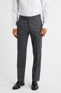 Berle Flat Front Worsted Wool Gabardine Pants
