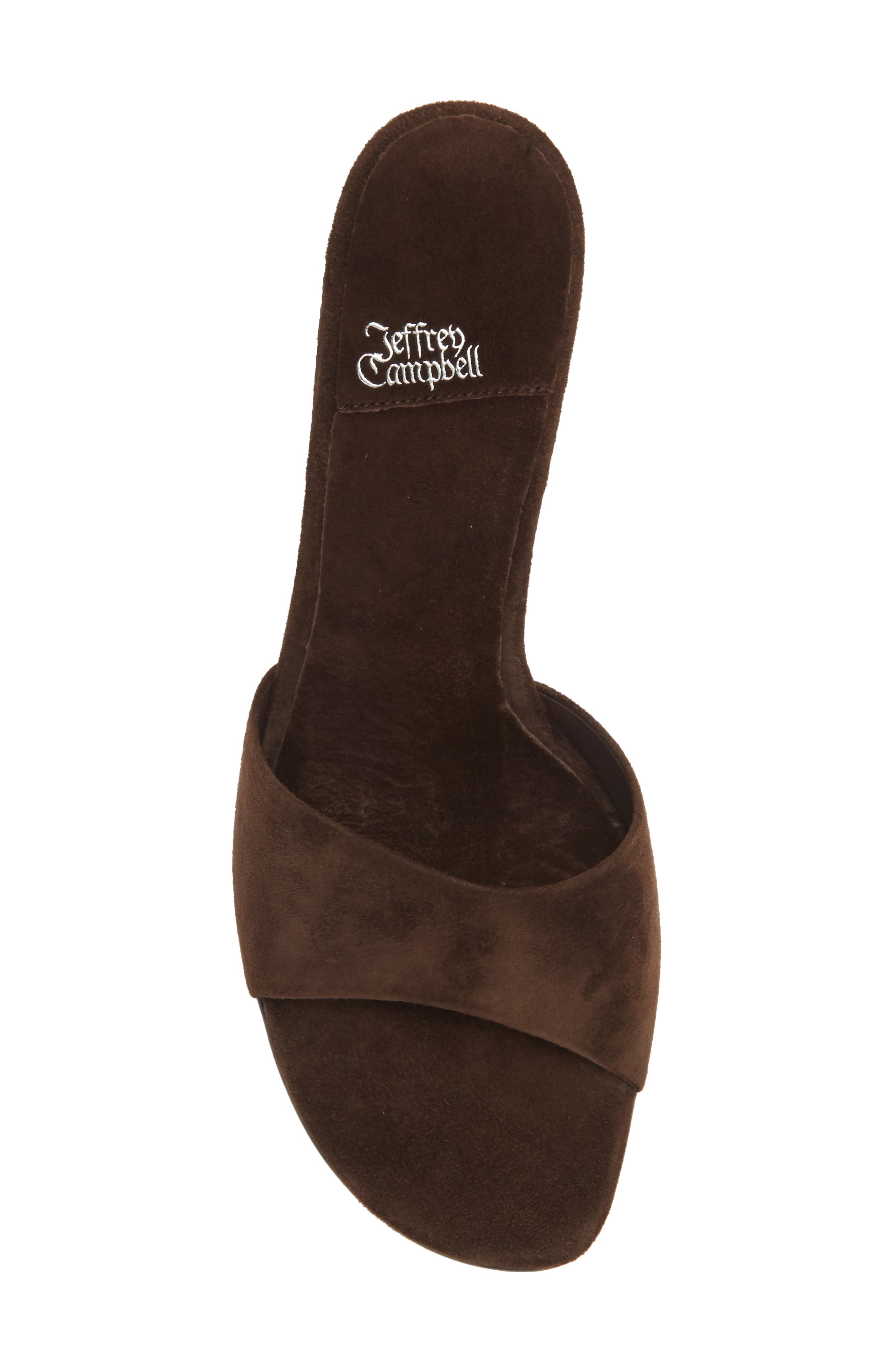 La-Nuit Sandal, Alternate, color, BROWN SUEDE