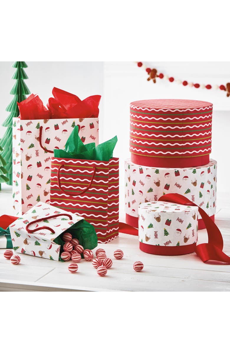 tag Holiday Cheer Multicolor Gift Bag for Christmas Gifts, Alternate, color, Multicolored