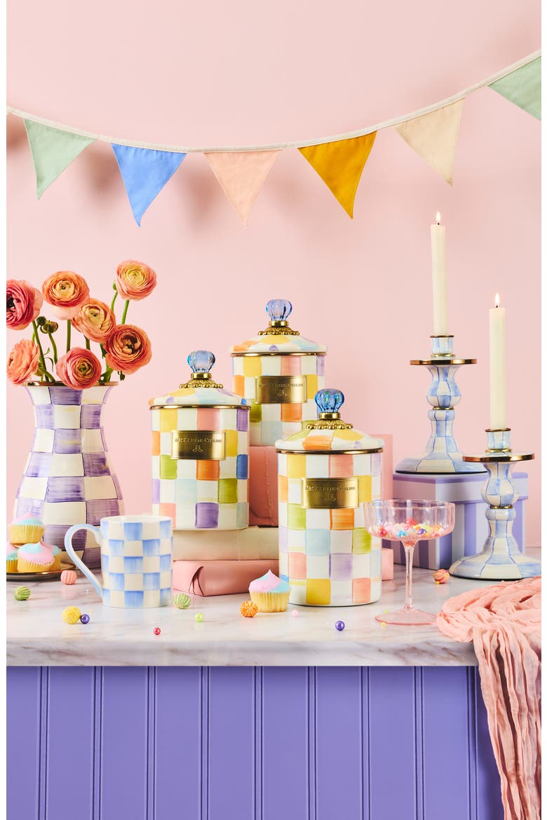 Confetti Check 3-Piece Canister Set, Alternate, color, MULTI