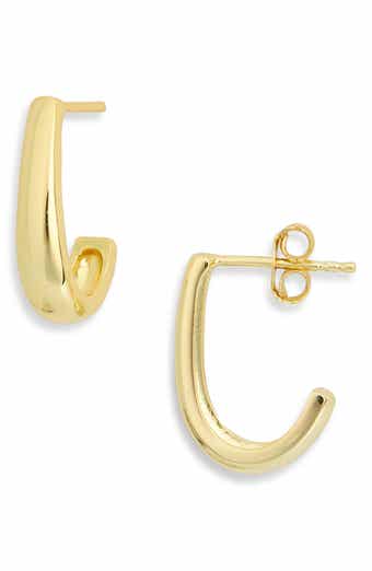ARGENTO VIVO Classic J Hoop Earrings