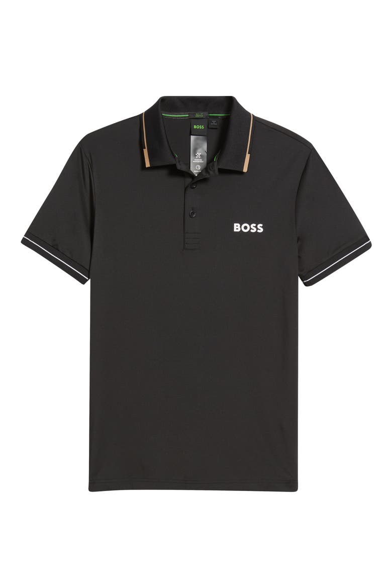 Paul Pro Active Performance Polo, Alternate, color, BLACK