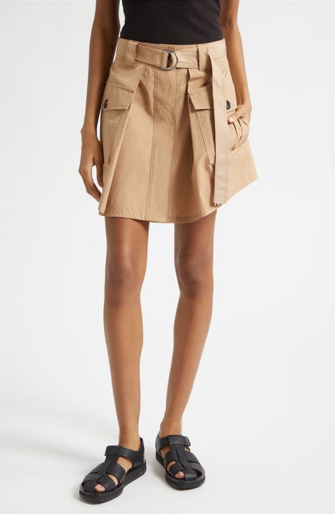 Veyra Belted Cargo Miniskirt
