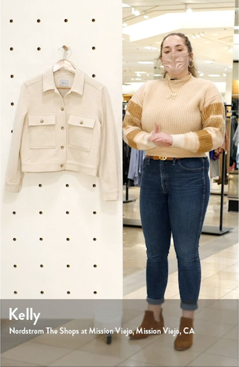 Steffi Heathered Shirt Jacket, sales video thumbnail