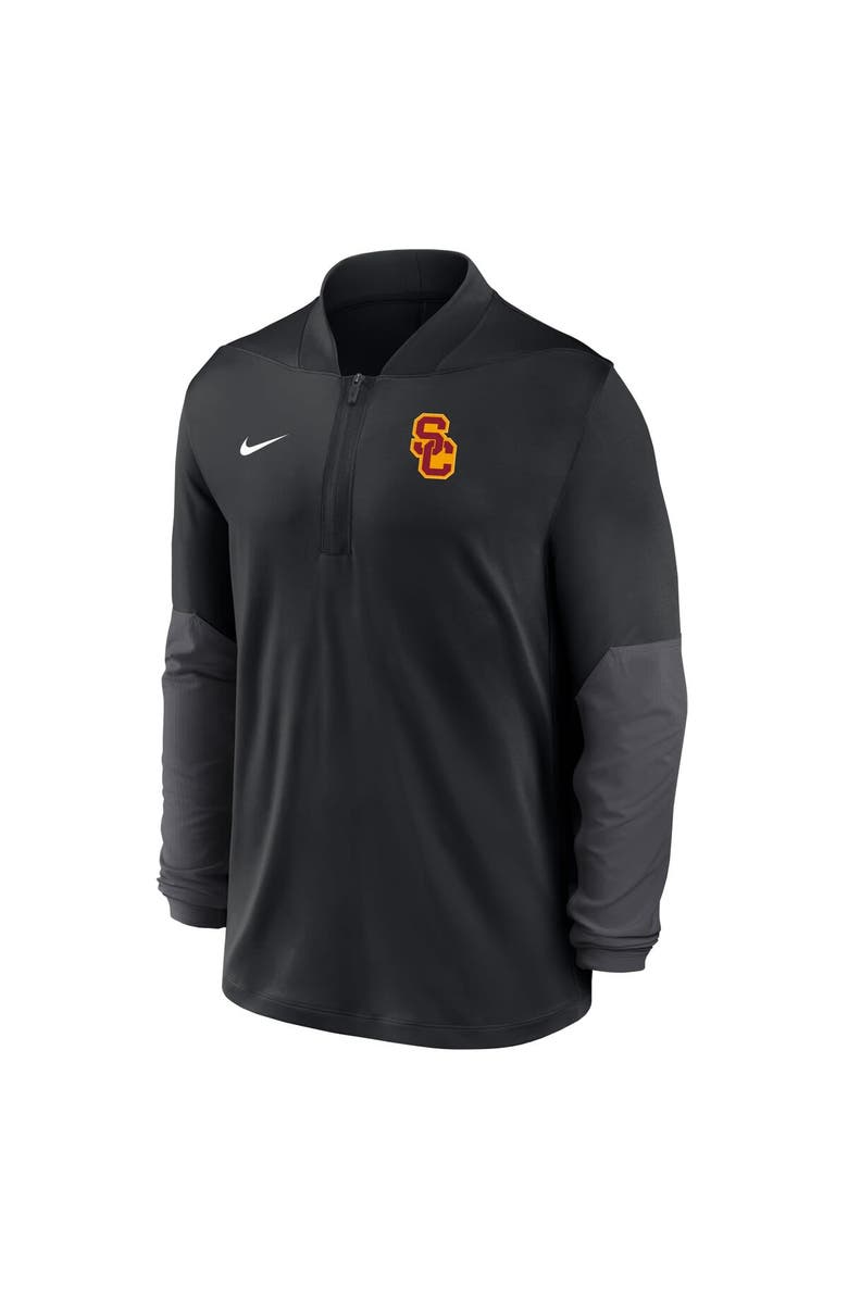 Nike Men's Nike Black USC Trojans One Goal Performance Half-Zip Pullover, Alternate, color, Black