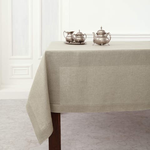 Linen Tablecloth - Classic Hemstitch
