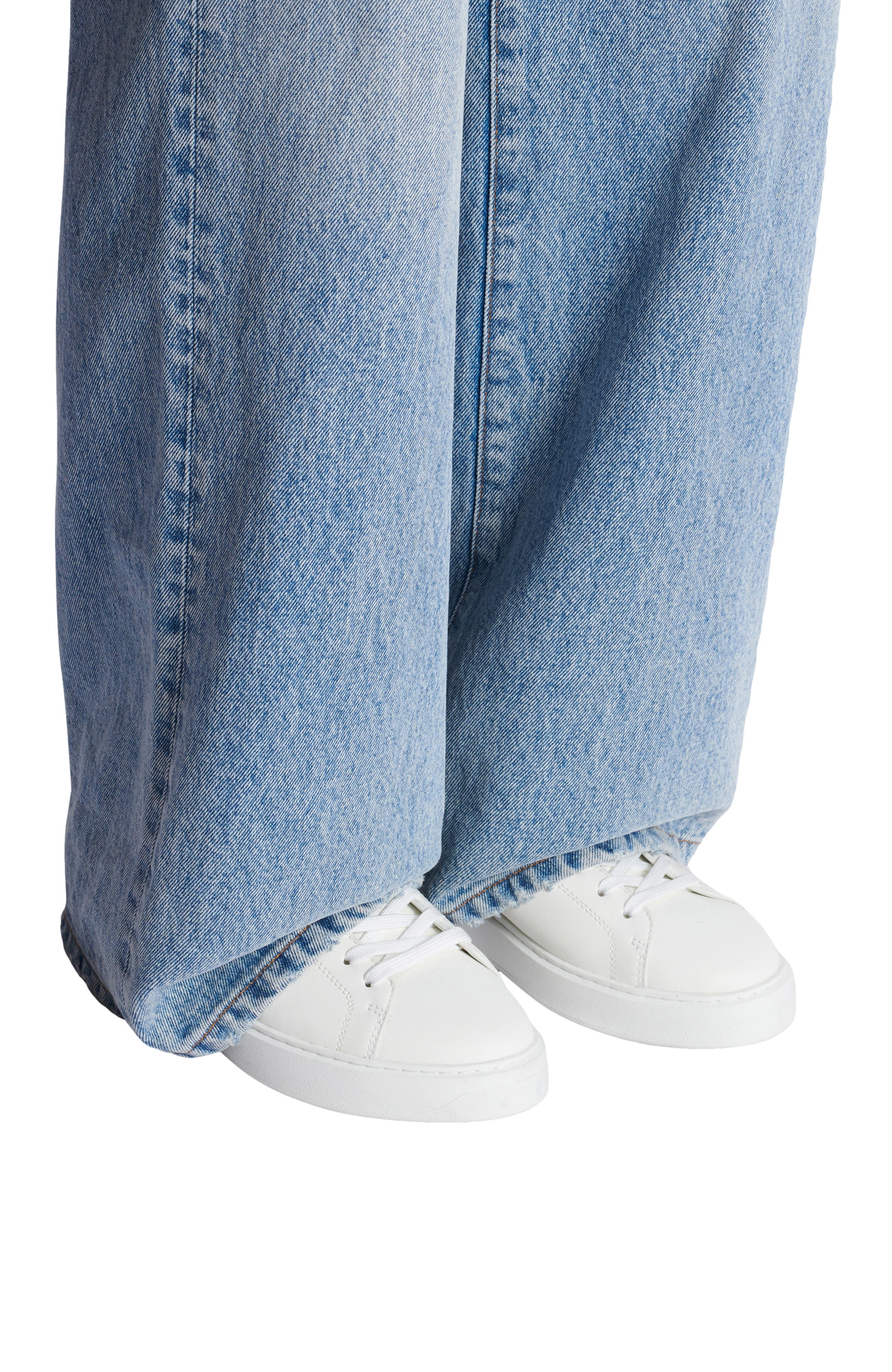 Balmain B-Court Calfksin Trainers, Alternate, color, White