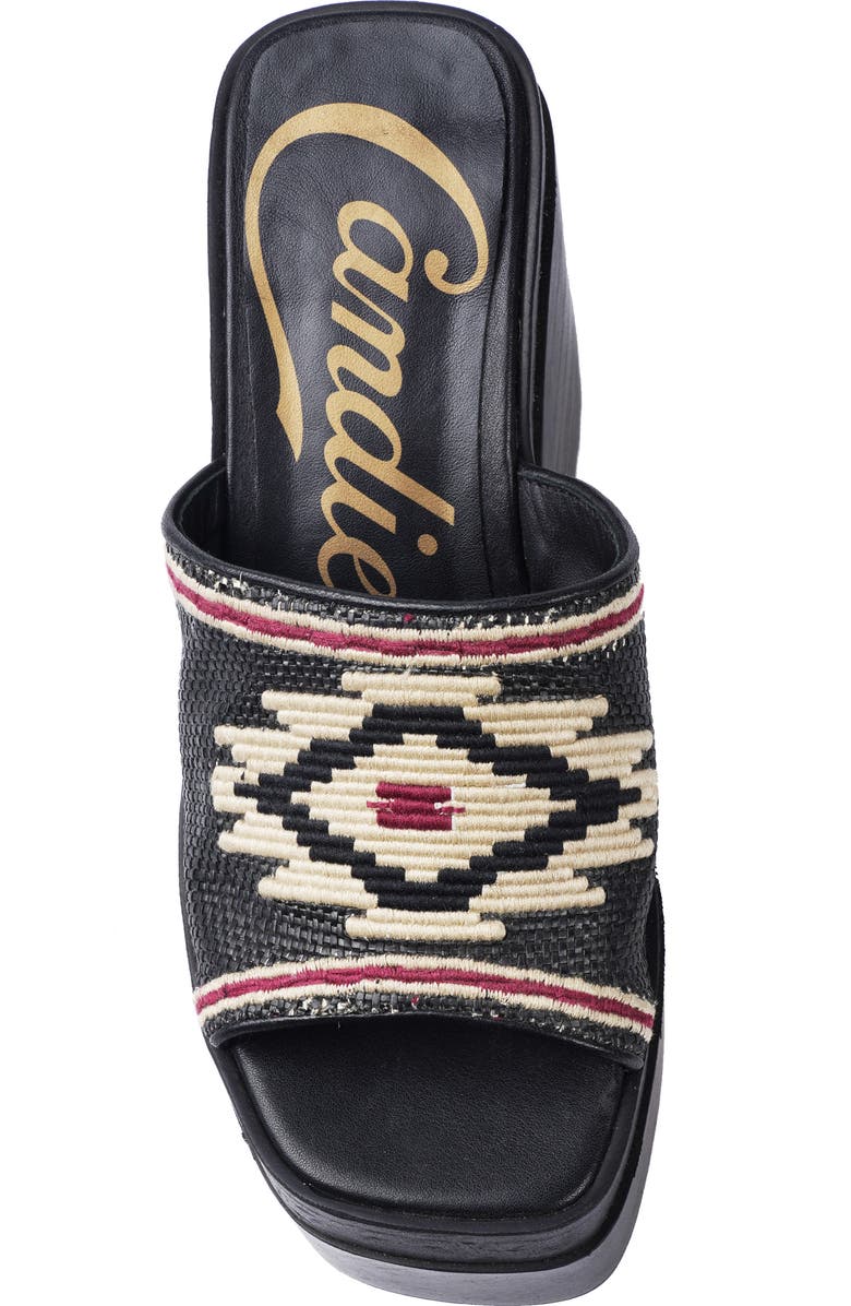 Candie's Berina Platform Wedge Sandal, Alternate, color,