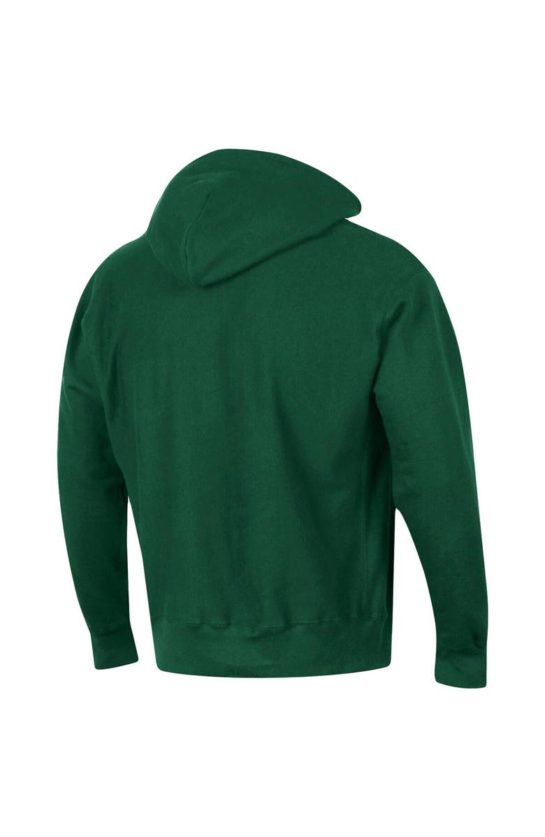 Champion Men's Champion Green Michigan State Spartans Team Arch Reverse Weave Pullover Hoodie, Alternate, color, 