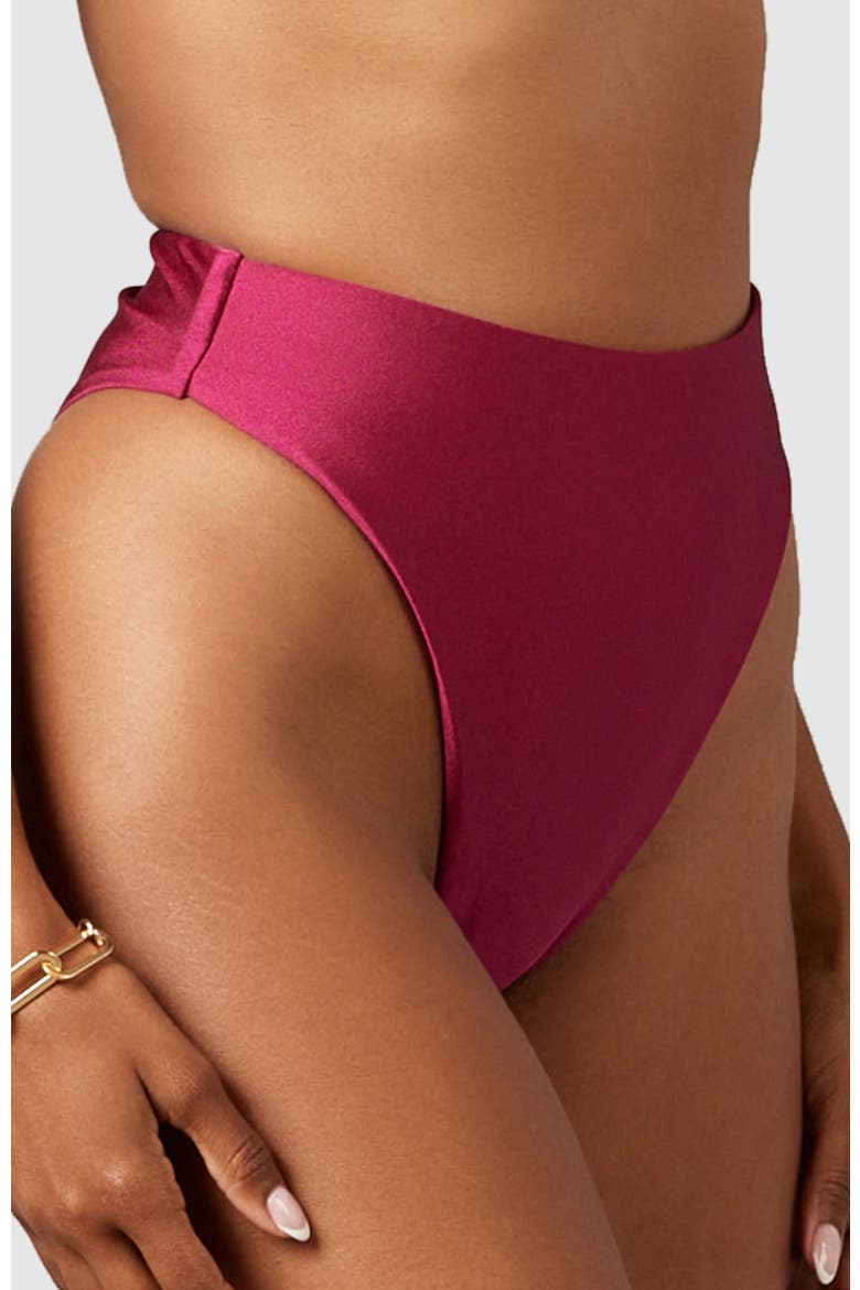 Passion Bikini Bottom, Alternate, color, Berry