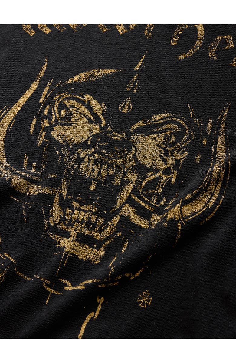 John Varvatos Motörhead Raw Edge Organic Cotton Graphic T-Shirt, Alternate, color, Black