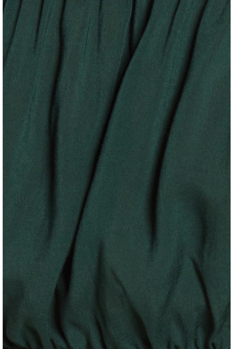 Flare Sleeve Smocked Blouse, Alternate, color, GREEN PARK