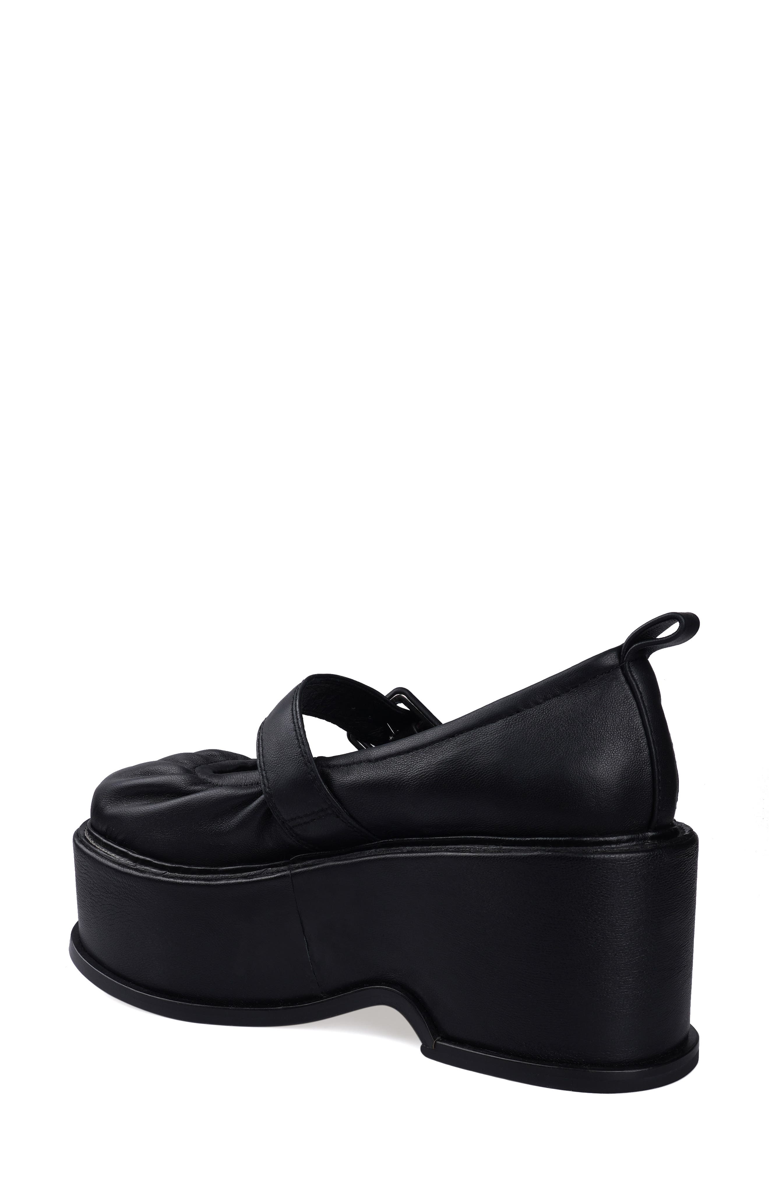 Artisan Crafted By Zigi Buxi Platform Mary Jane, Alternate, color, Black Leather