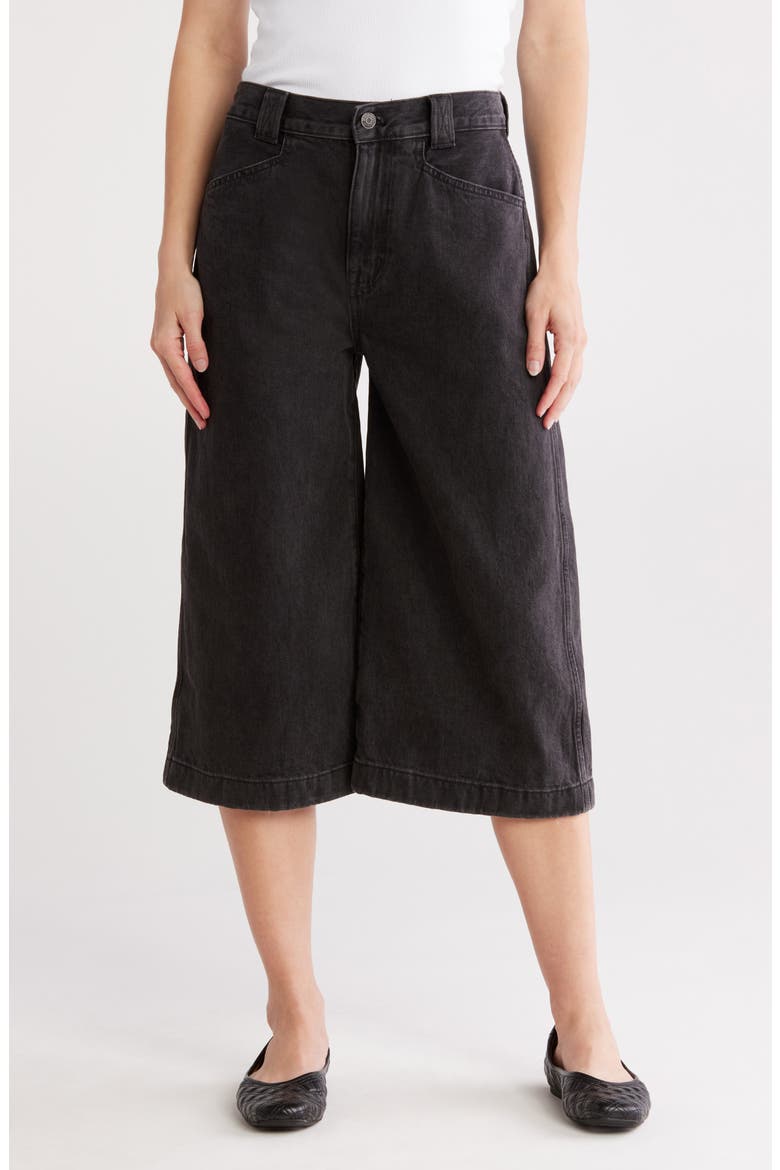 Denim Culottes, Main, color, JOHNSTON WASH