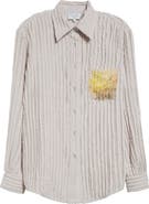 Collina Strada Stone Flower Drip Convention Button-Up Shirt