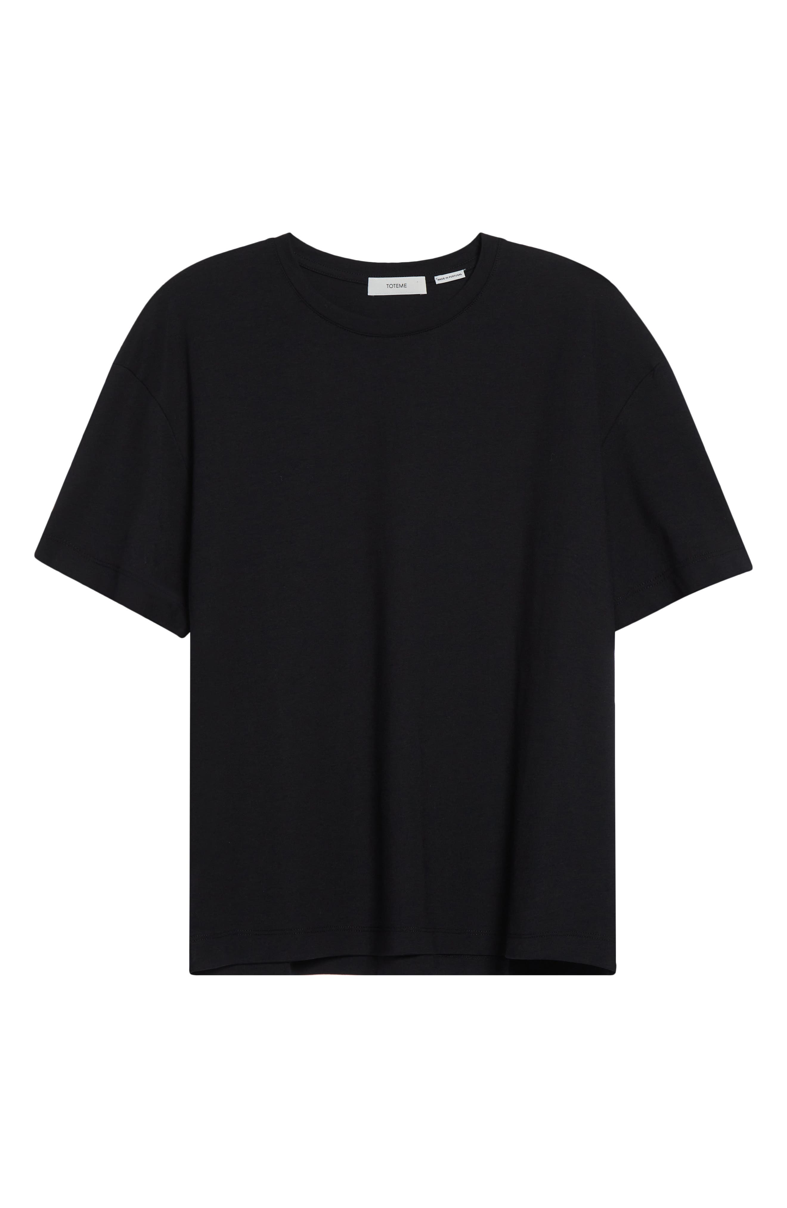 Totême Toteme Classic Crewneck T-shirt In Black