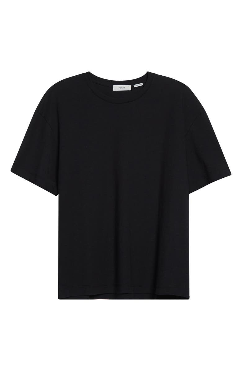 TOTEME Classic Crewneck T-Shirt, Main, color, Black