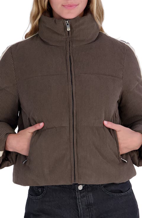 Hailey Corduroy Puffer Jacket