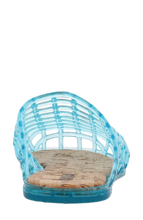 Mia Darby Jelly Mule In Blue