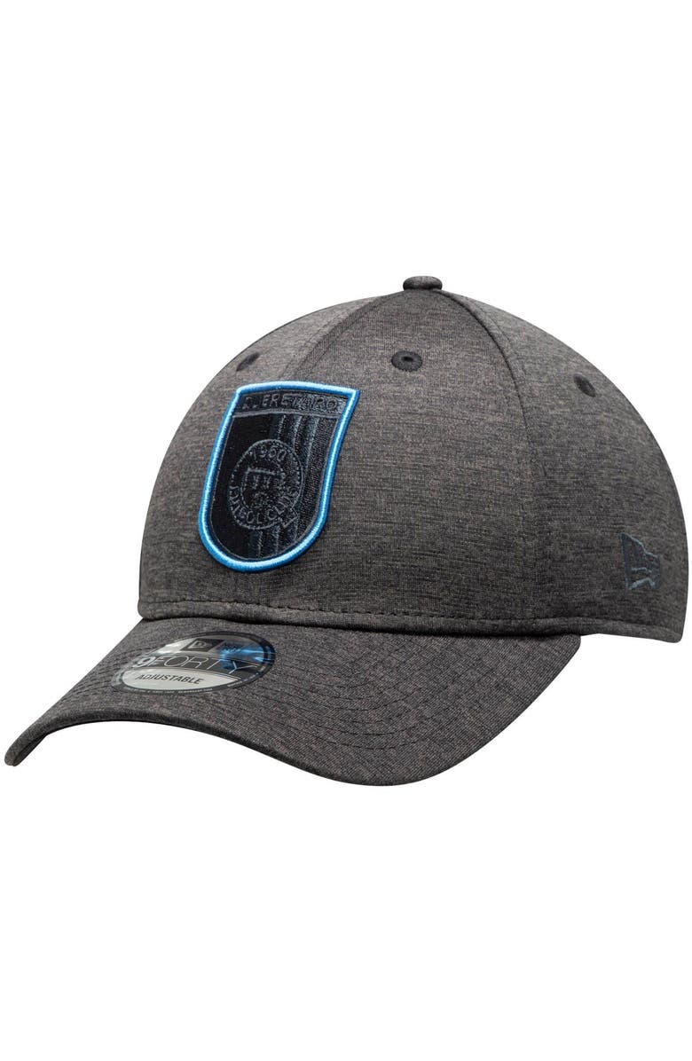 New Era Men's New Era Black Queretaro FC Pop 9FORTY Snapback Hat, Main, color, 