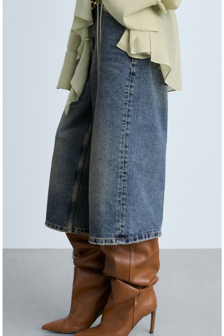 Hazel Denim Bermuda Shorts, Alternate, color, OPEN BLUE