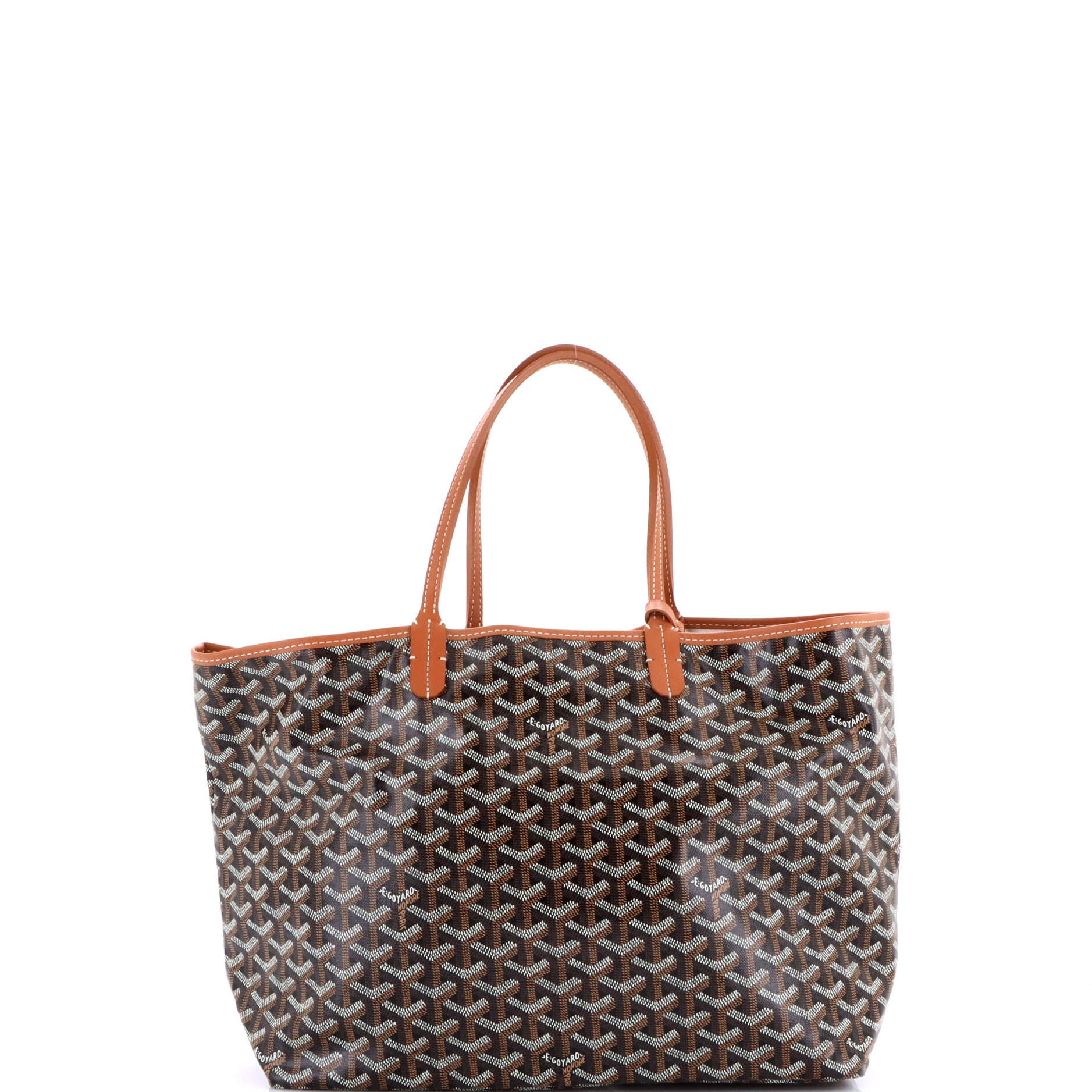 Pre-Owned Goyard Saint Louis Tote Coated Canvas PM, Alternate, color, Brown