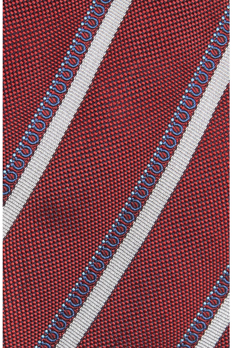 Cina Silk Tie, Alternate, color, BORDEAUX