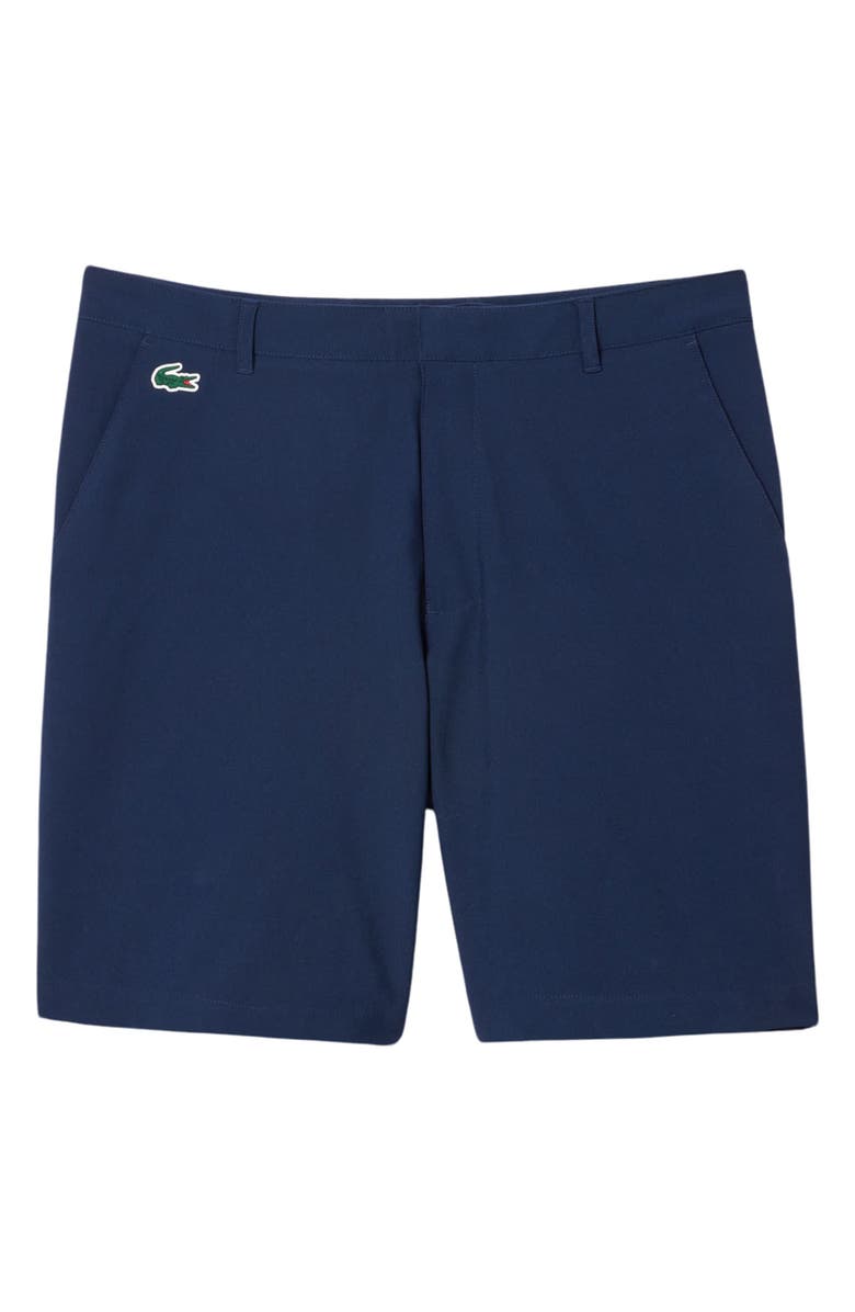 Lacoste Regular Fit Performance Golf Bermuda Shorts, Alternate, color, Marine