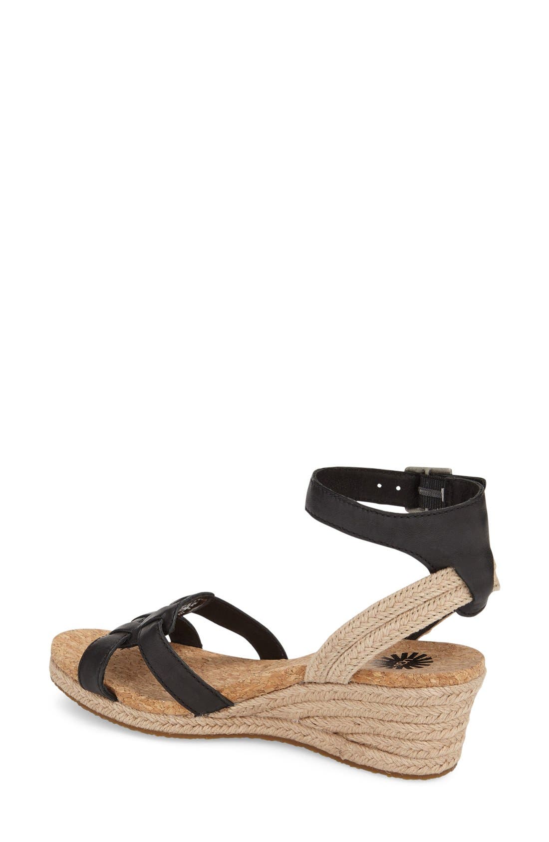UGG<sup>®</sup> 'Maysie' Espadrille Sandal, Alternate, color, 