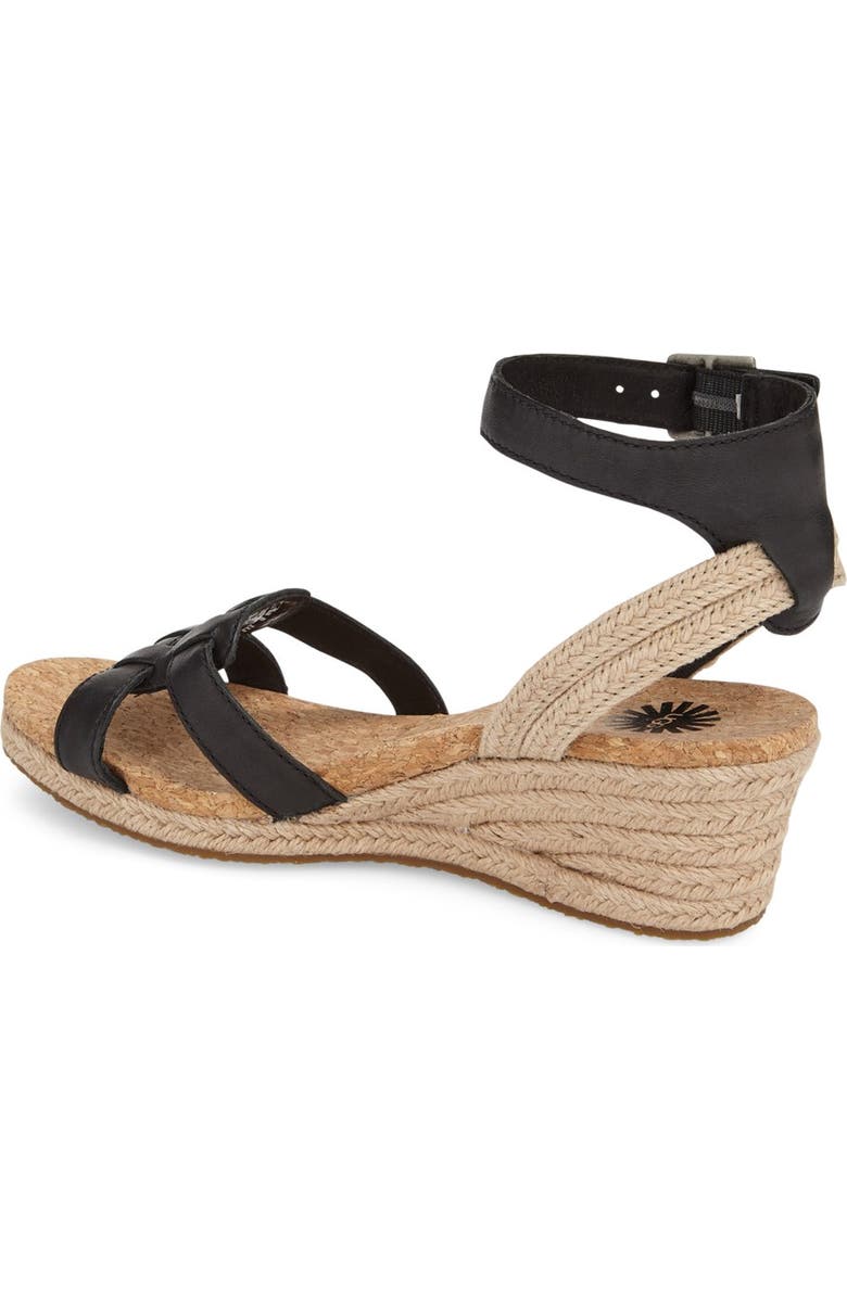 UGG<sup>®</sup> 'Maysie' Espadrille Sandal, Alternate, color,