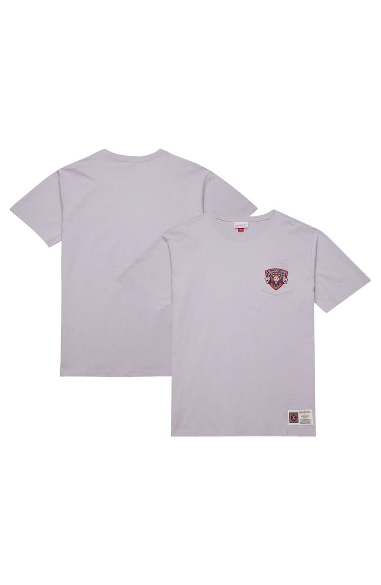 Mitchell & Ness Men's Mitchell & Ness Purple Orlando City SC 10th Anniversary Premium Pocket T-Shirt, Main, color, Purple