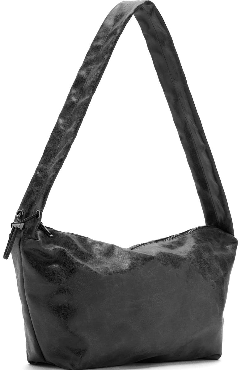 MANGO TEEN Faux Leather Shoulder Bag, Alternate, color, Grey