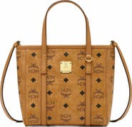 MCM ブラウンレザーショルダーバッグMini TONI トップジップショッパー MCM Mini Toni Top-Zip Shopper in Visetos | Nordstrom