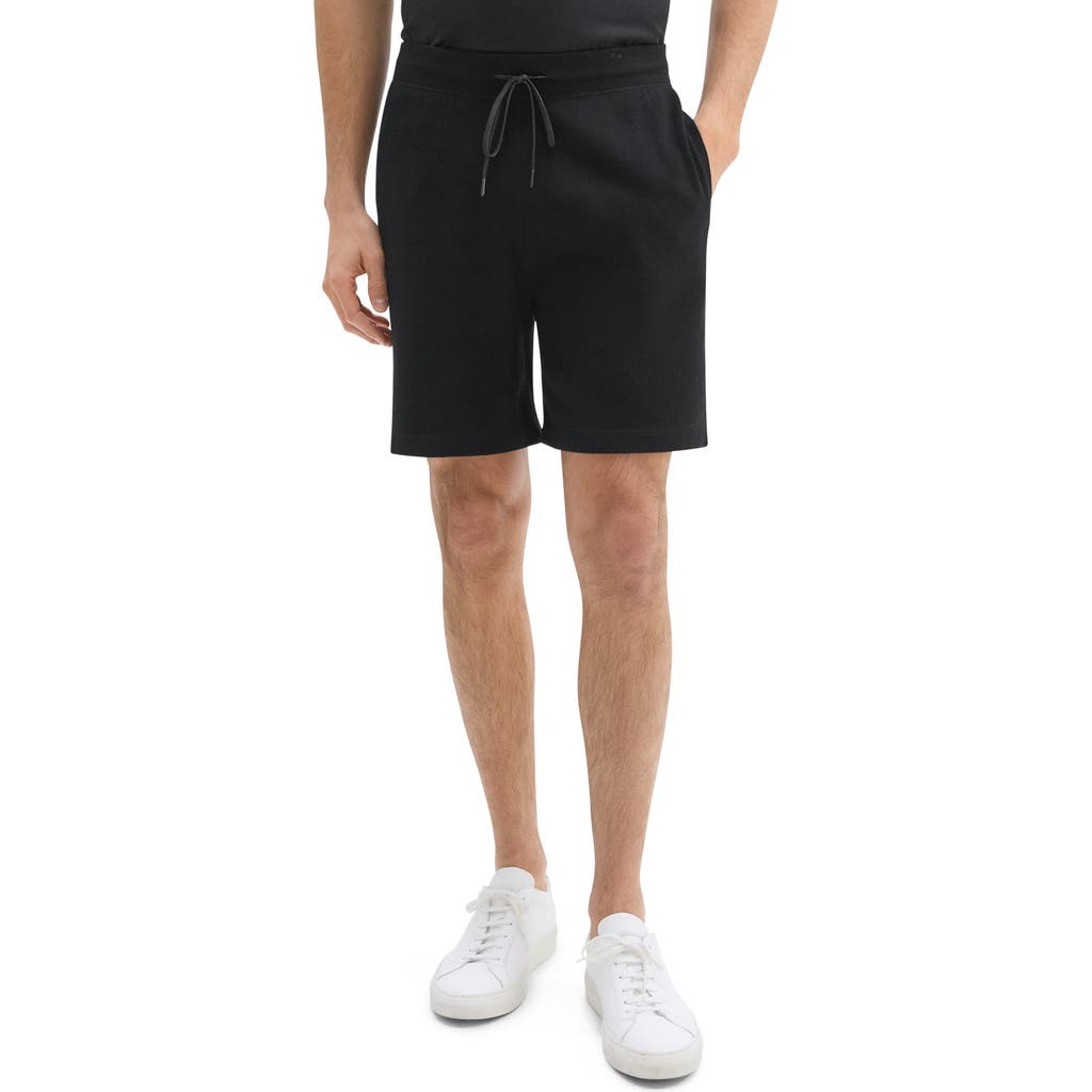 Theory Regular Fit Sweat Shorts In Black