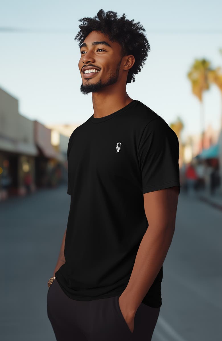 Dalix Astronaut Tee, Alternate, color, Black